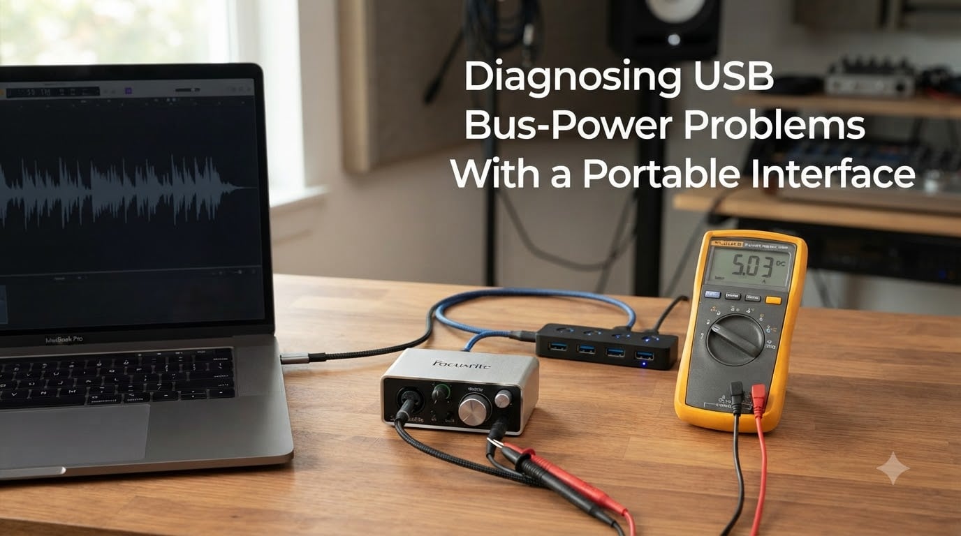 Diagnosing USB Bus-Power Problems With a Portable Interface