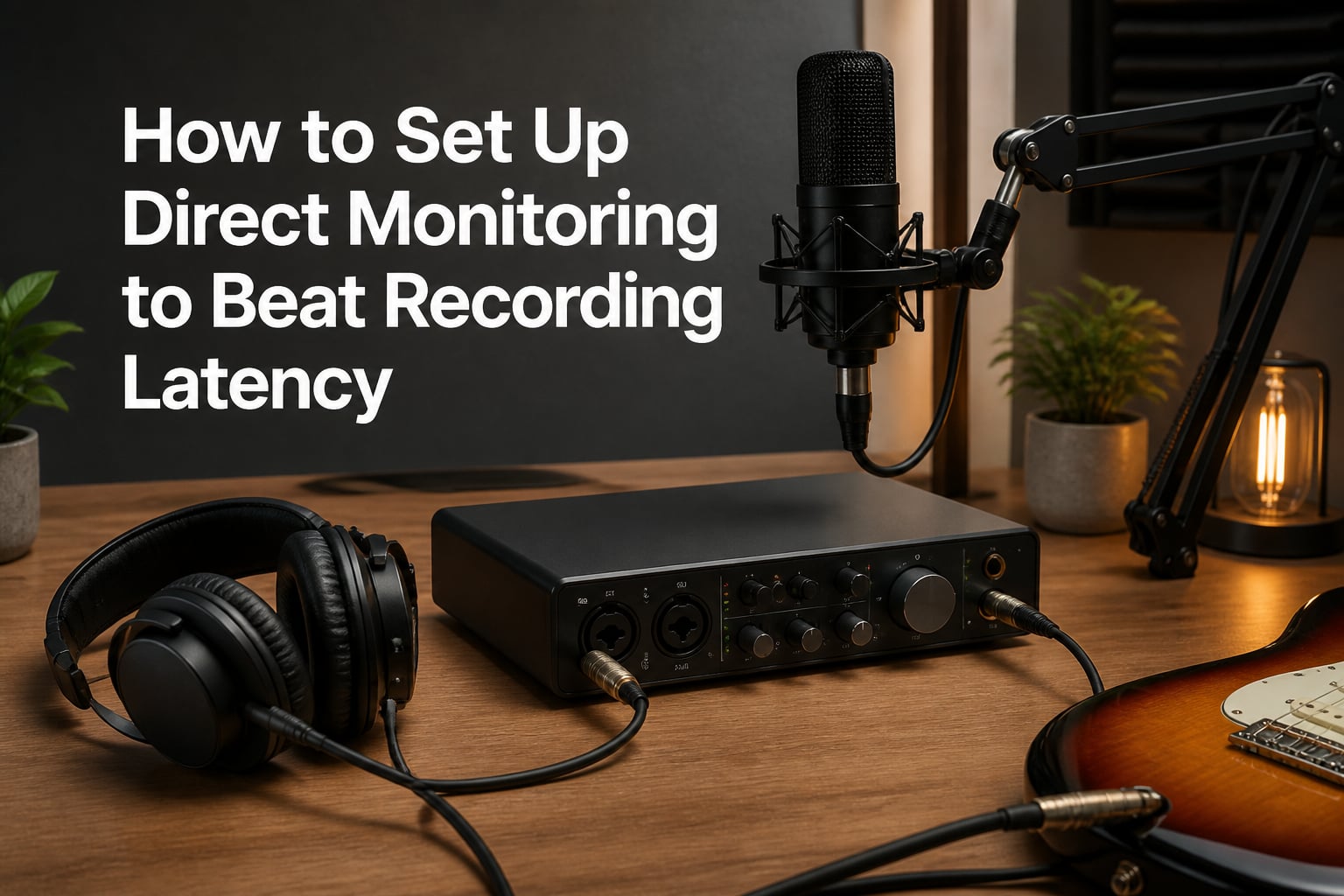 How to Set Up Direct Monitoring to Beat Recording Latency
