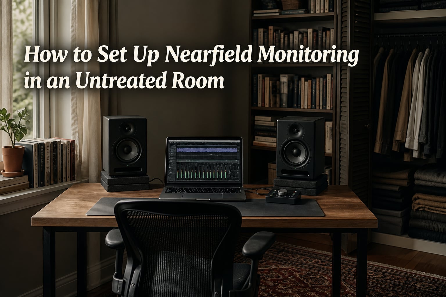 How to Set Up Nearfield Monitoring in an Untreated Room