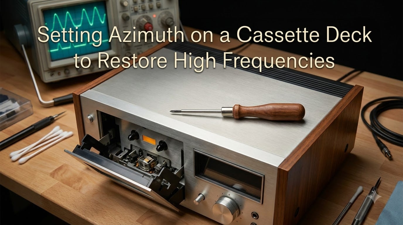 Setting Azimuth on a Cassette Deck to Restore High Frequencies