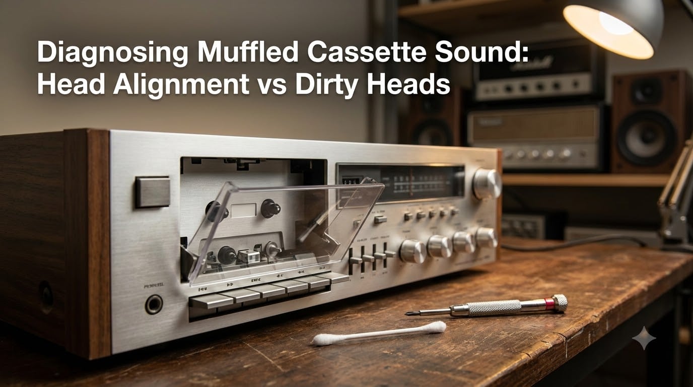 Diagnosing Muffled Cassette Sound: Head Alignment vs Dirty Heads