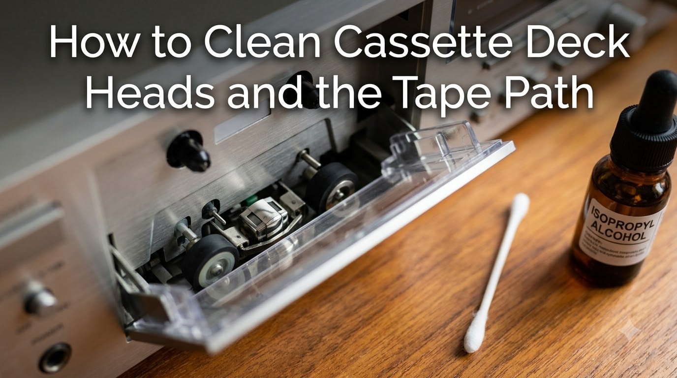 How to Clean Cassette Deck Heads and the Tape Path