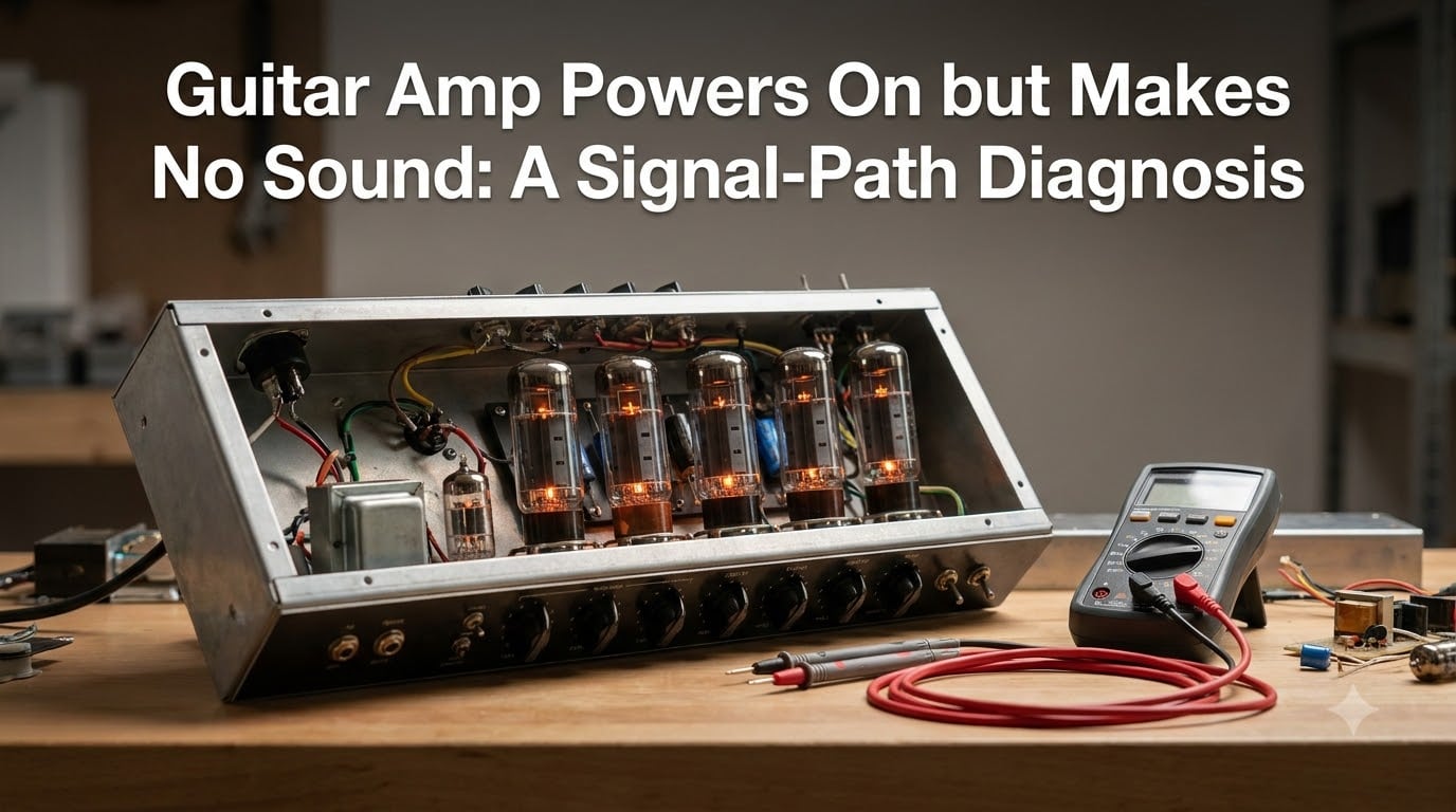 Guitar Amp Powers On but Makes No Sound: A Signal-Path Diagnosis
