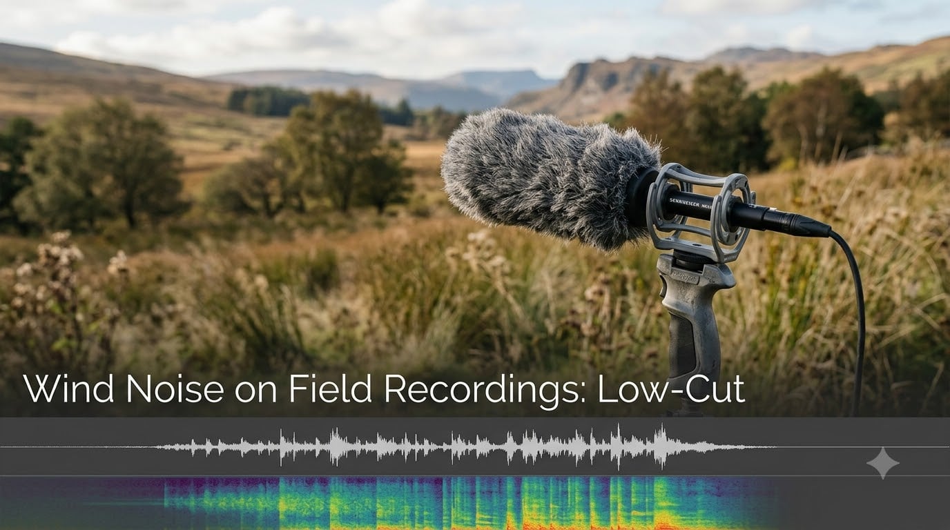 Wind Noise on Field Recordings: Low-Cut