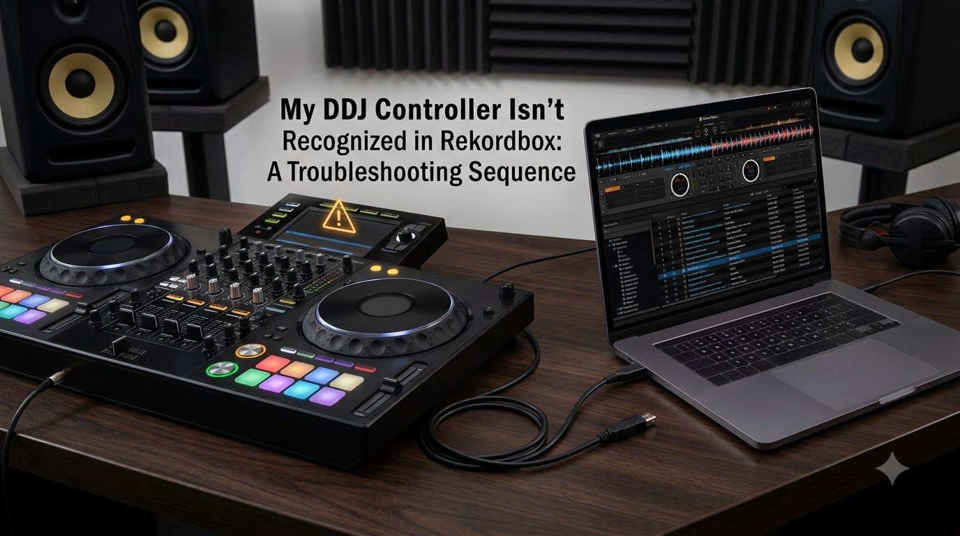 My DDJ Controller Isn't Recognized in Rekordbox: A Troubleshooting Sequence