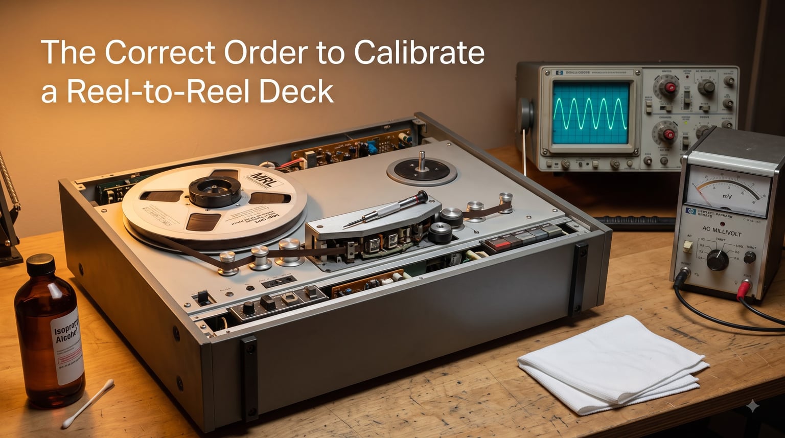 The Correct Order to Calibrate a Reel-to-Reel Deck