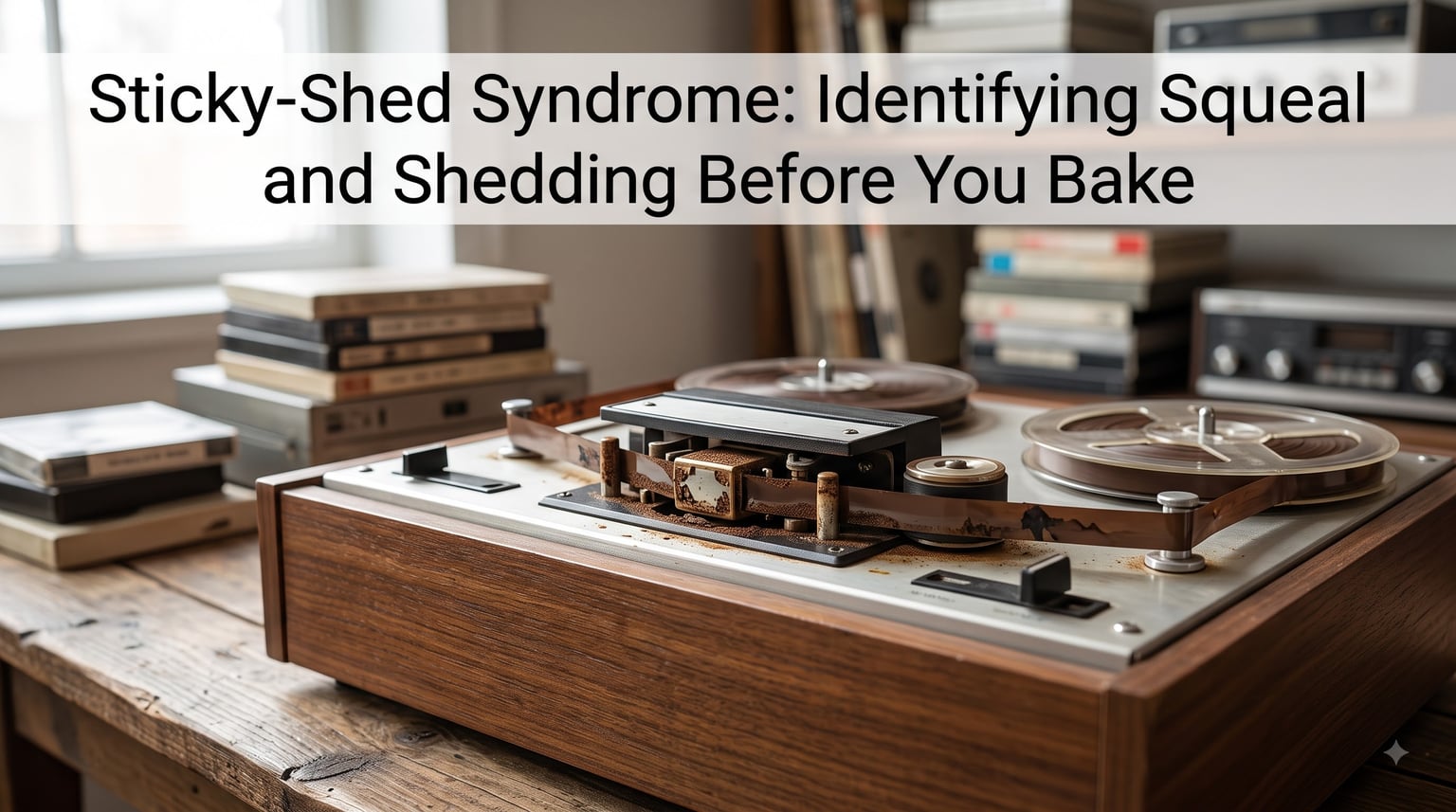 Sticky-Shed Syndrome: Identifying Squeal and Shedding Before You Bake