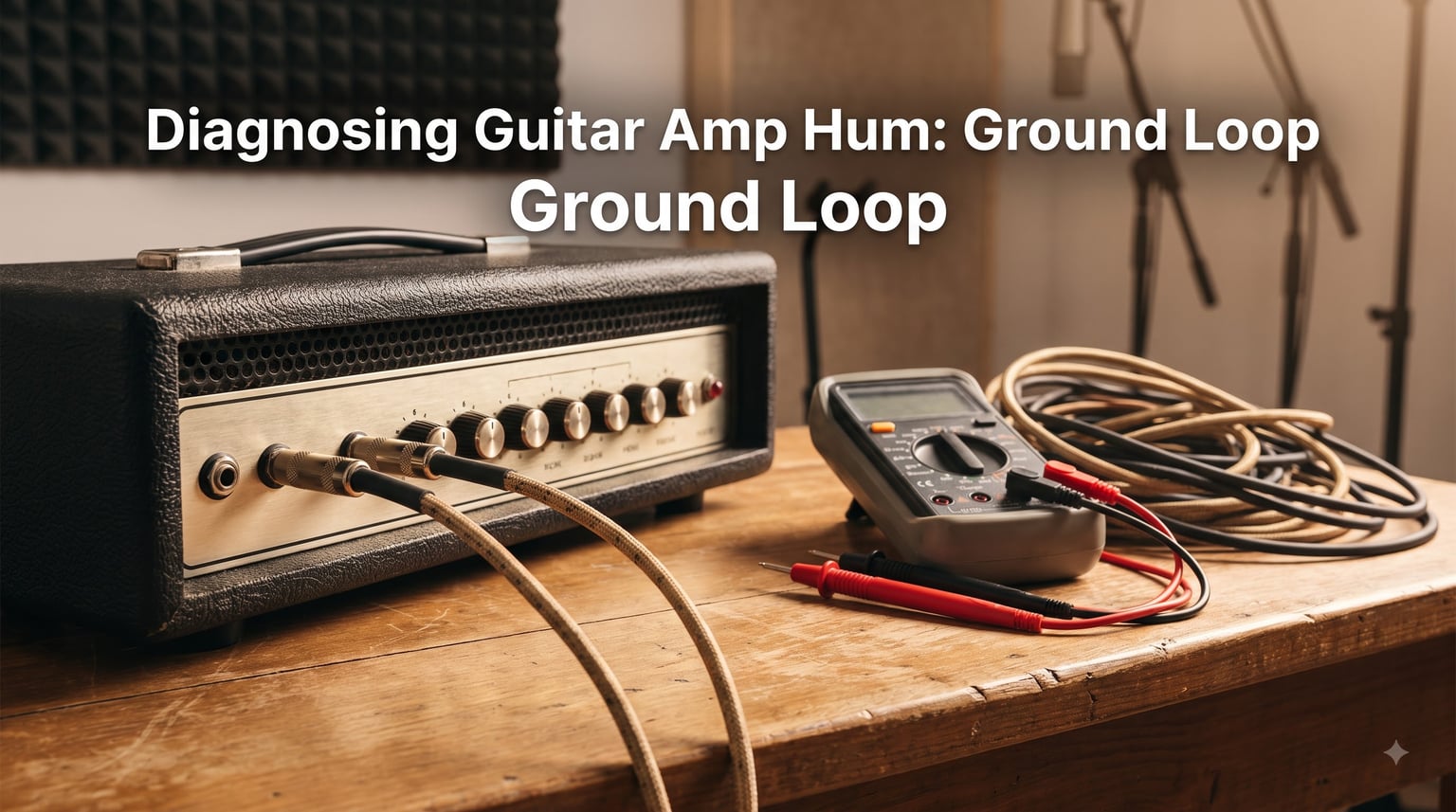 Diagnosing Guitar Amp Hum: Ground Loop