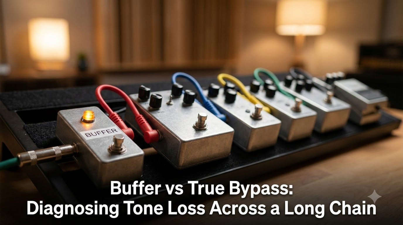 Buffer vs True Bypass: Diagnosing Tone Loss Across a Long Chain