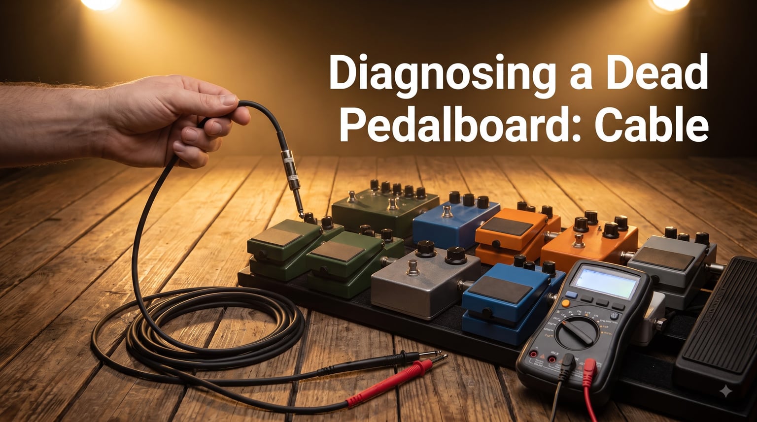 Diagnosing a Dead Pedalboard: Cable
