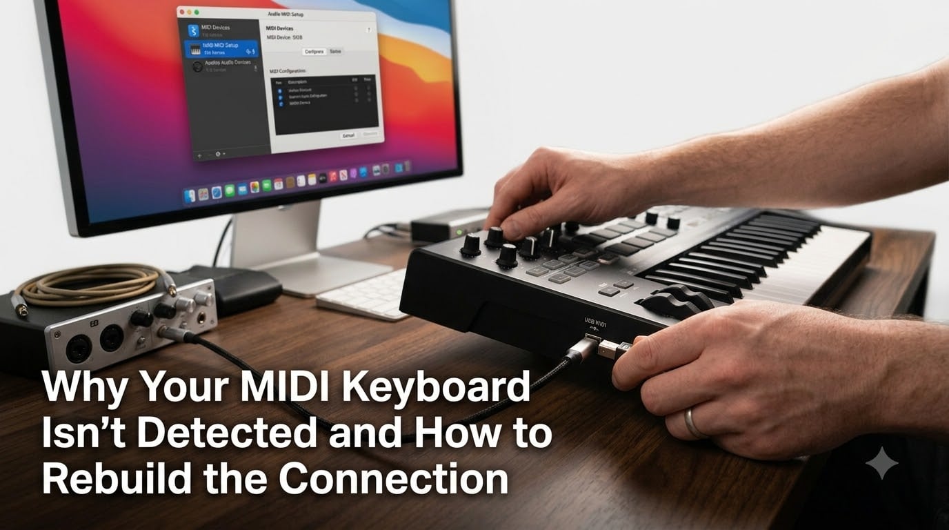 Why Your MIDI Keyboard Isn't Detected and How to Rebuild the Connection