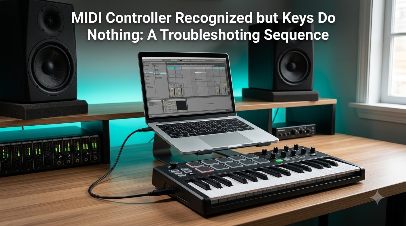 MIDI Controller Recognized but Keys Do Nothing: A Troubleshooting Sequence