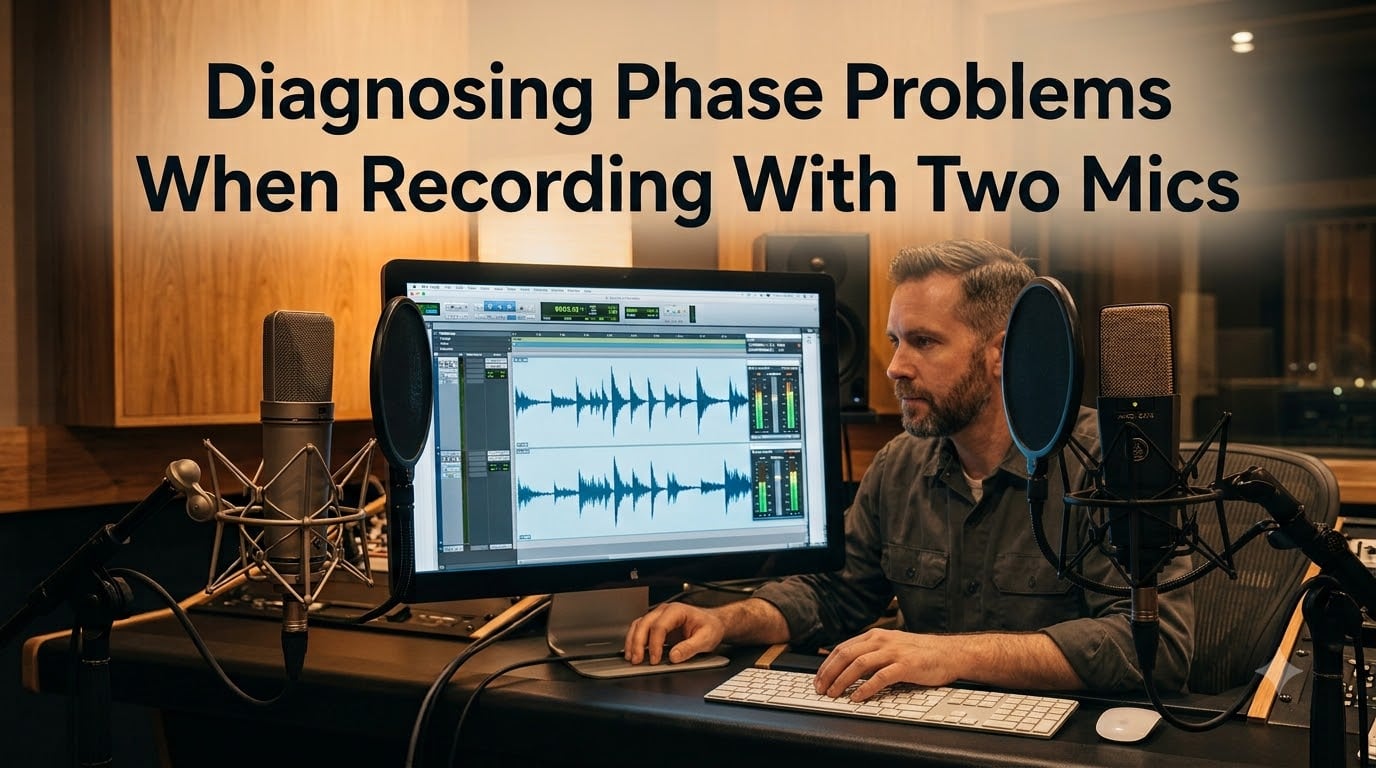 Diagnosing Phase Problems When Recording With Two Mics