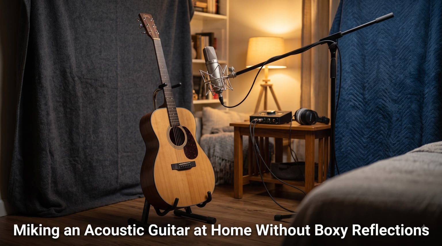 Miking an Acoustic Guitar at Home Without Boxy Reflections