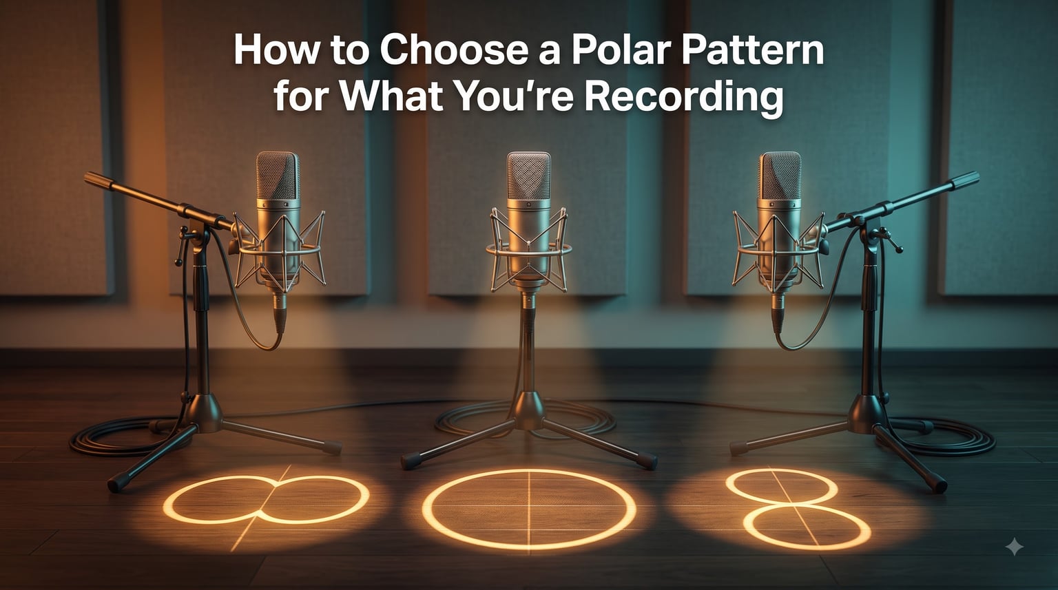How to Choose a Polar Pattern for What You're Recording
