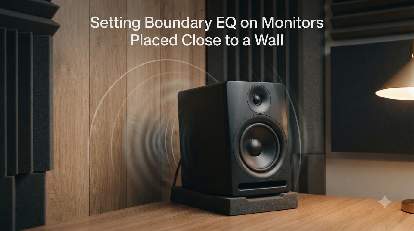 Setting Boundary EQ on Monitors Placed Close to a Wall