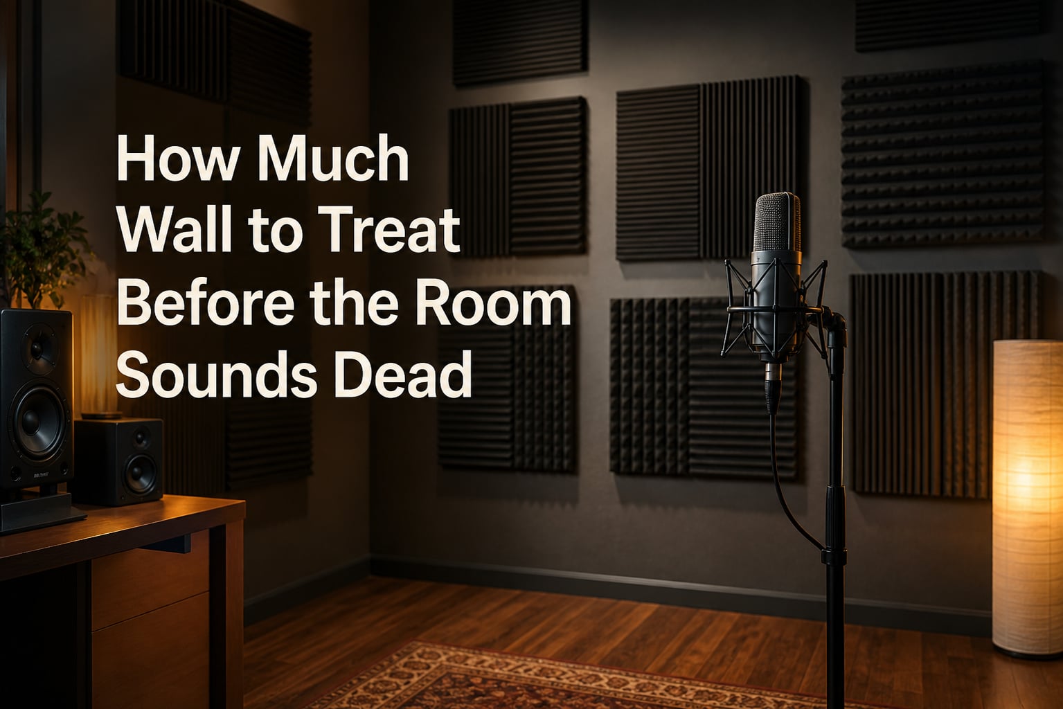 How Much Wall to Treat Before the Room Sounds Dead