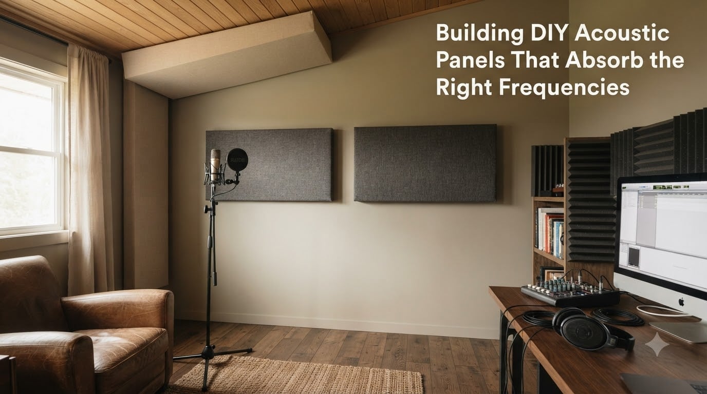 Building DIY Acoustic Panels That Absorb the Right Frequencies