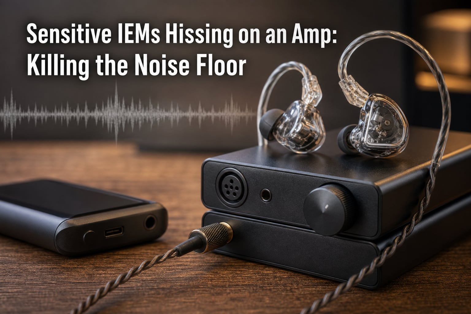 Sensitive IEMs Hissing on an Amp: Killing the Noise Floor
