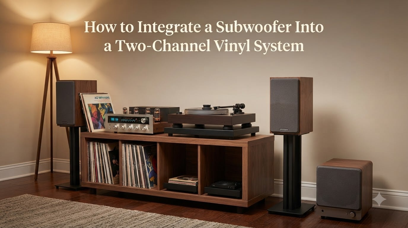 How to Integrate a Subwoofer Into a Two-Channel Vinyl System