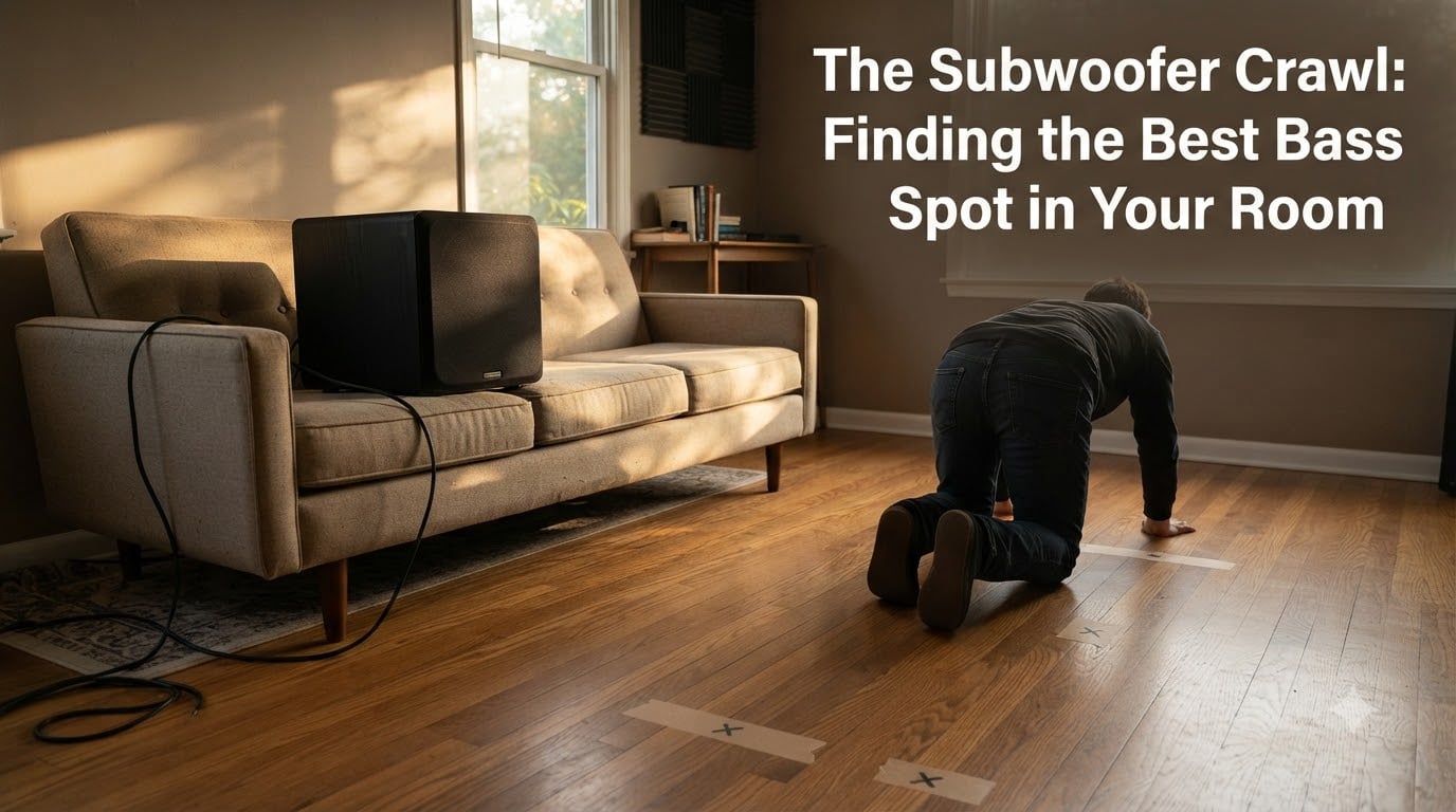 The Subwoofer Crawl: Finding the Best Bass Spot in Your Room