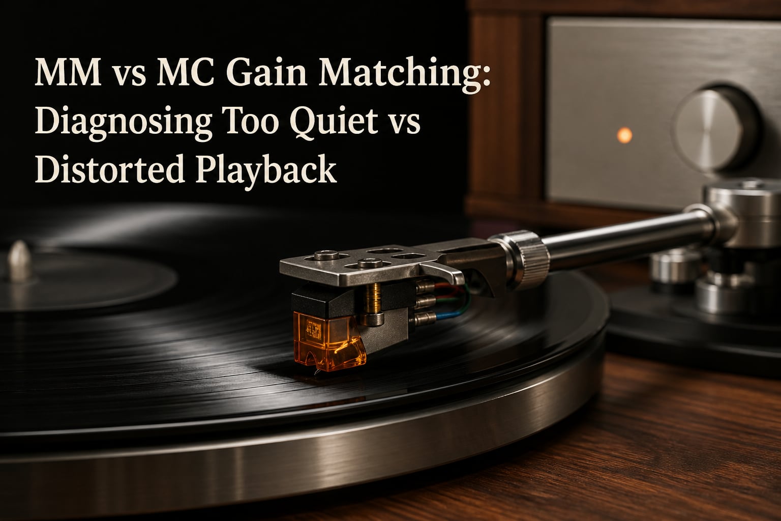 MM vs MC Gain Matching: Diagnosing Too Quiet vs Distorted Playback
