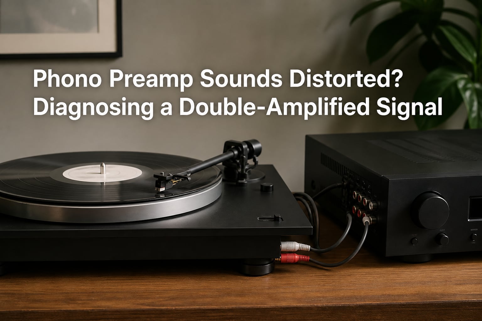 Phono Preamp Sounds Distorted? Diagnosing a Double-Amplified Signal