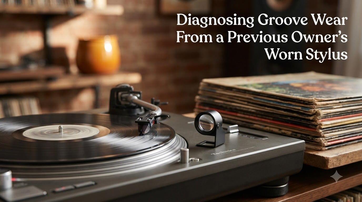 Diagnosing Groove Wear From a Previous Owner's Worn Stylus