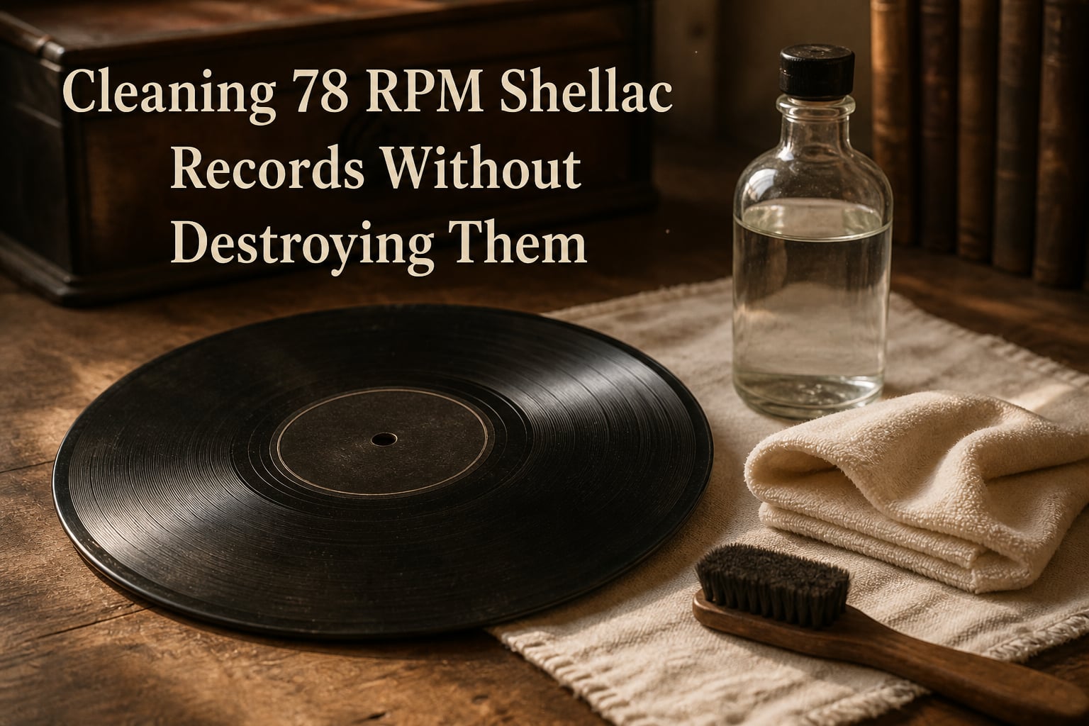 Cleaning 78 RPM Shellac Records Without Destroying Them