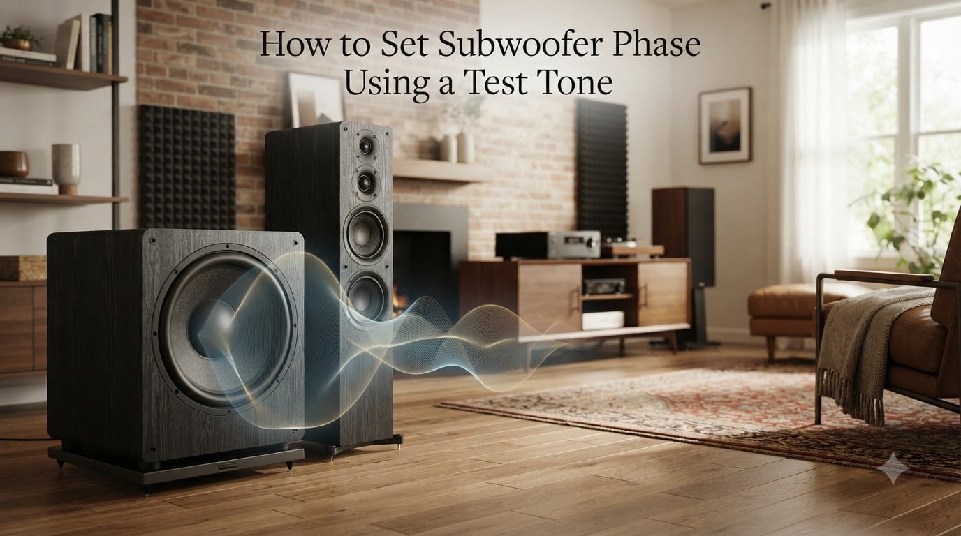 How to Set Subwoofer Phase Using a Test Tone