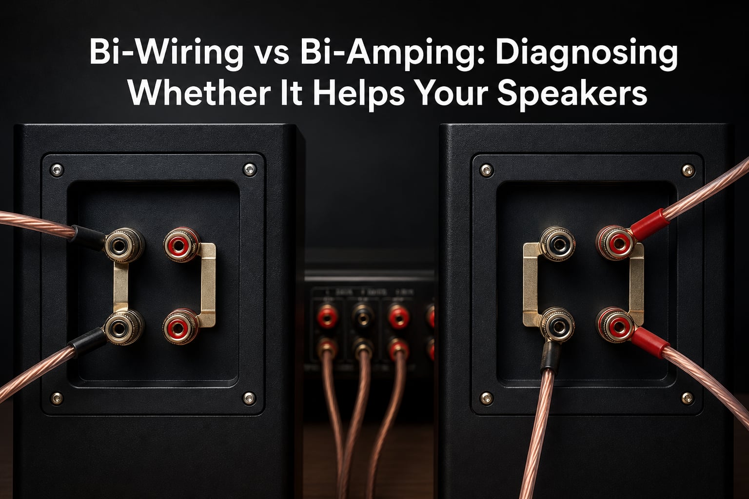 Bi-Wiring vs Bi-Amping: Diagnosing Whether It Helps Your Speakers