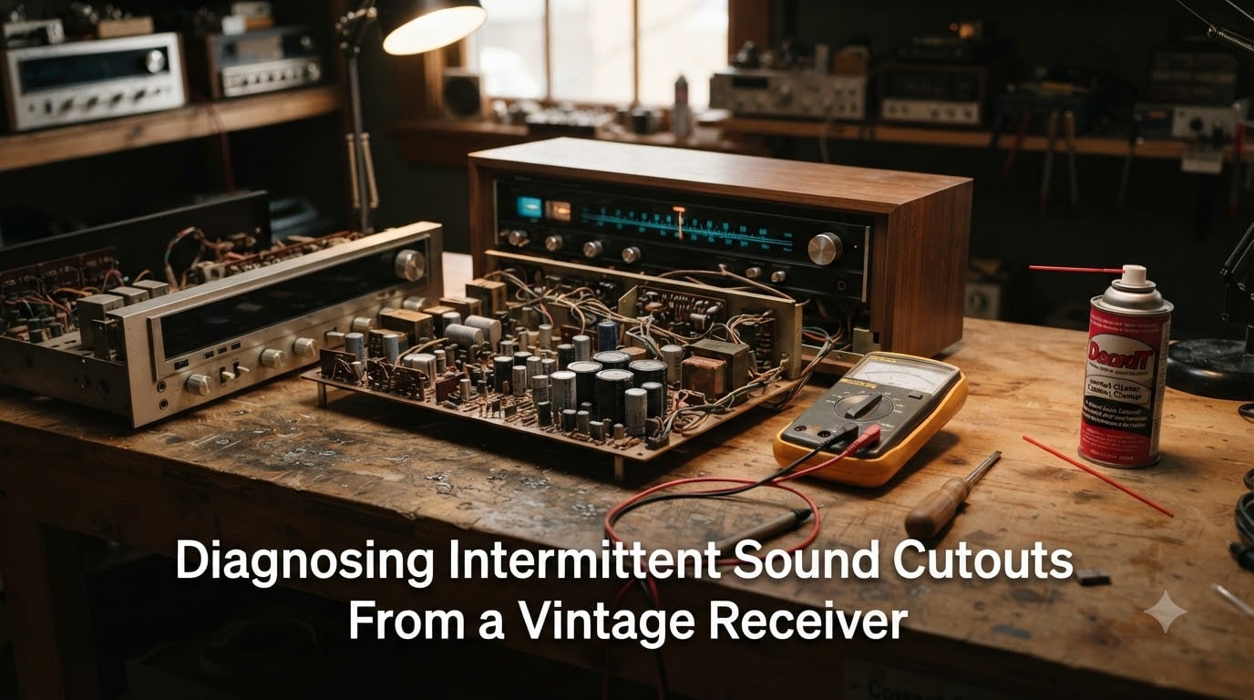 Diagnosing Intermittent Sound Cutouts From a Vintage Receiver