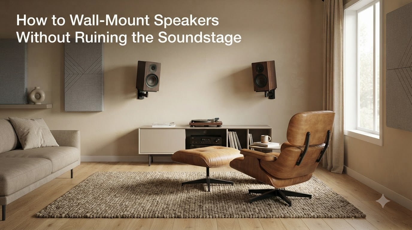 How to Wall-Mount Speakers Without Ruining the Soundstage