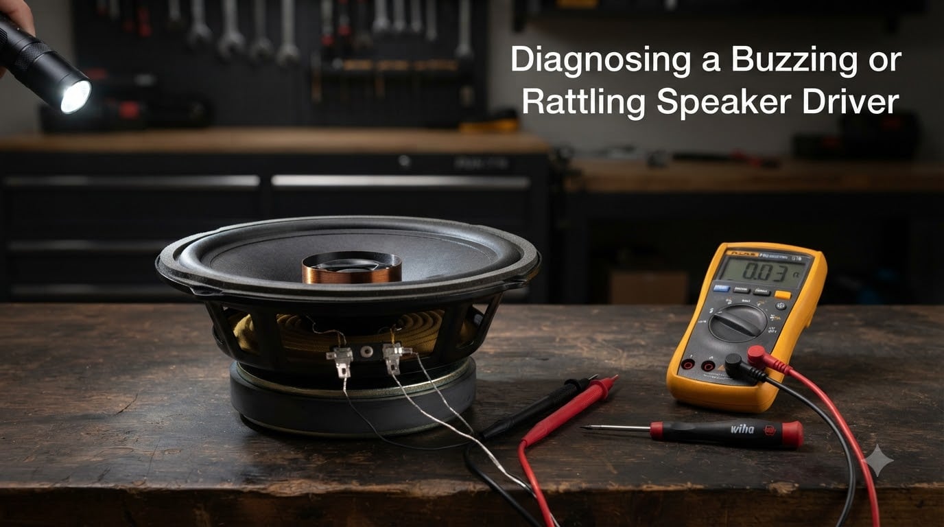 Diagnosing a Buzzing or Rattling Speaker Driver