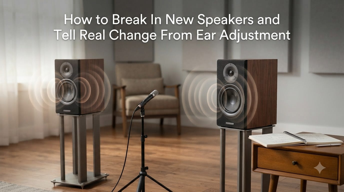 How to Break In New Speakers and Tell Real Change From Ear Adjustment