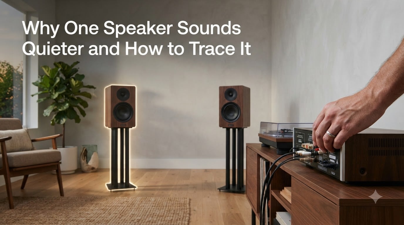 Why One Speaker Sounds Quieter and How to Trace It