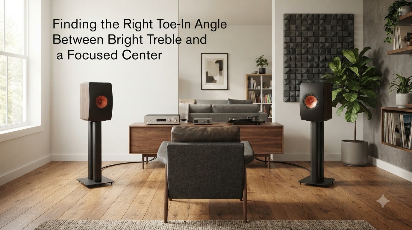 Finding the Right Toe-In Angle Between Bright Treble and a Focused Center