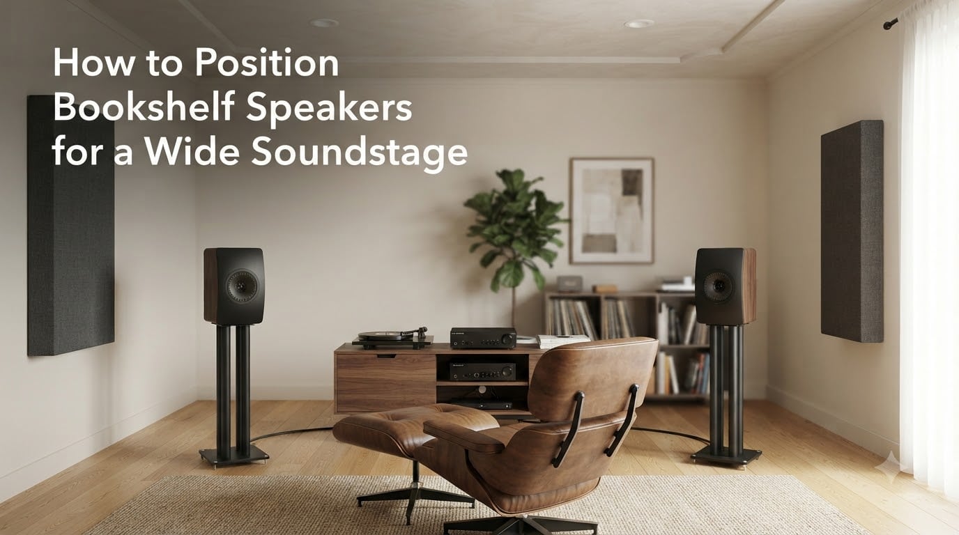 How to Position Bookshelf Speakers for a Wide Soundstage