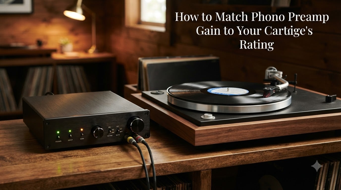 How to Match Phono Preamp Gain to Your Cartridge's Output Rating