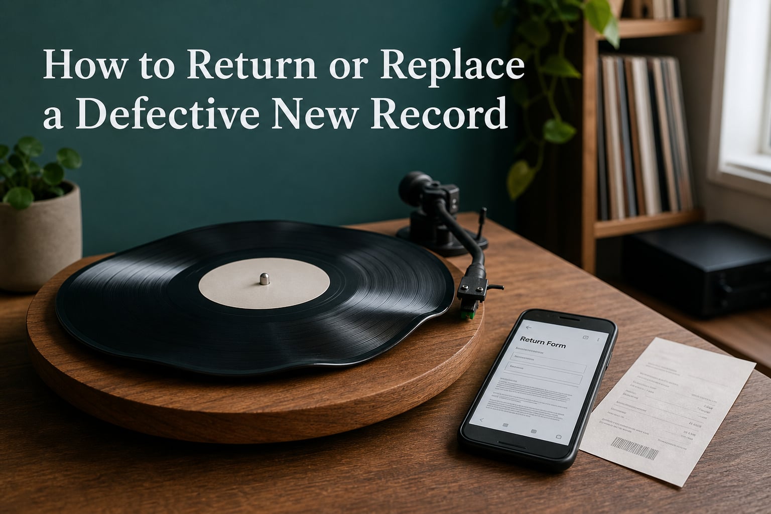 How to Return or Replace a Defective New Record