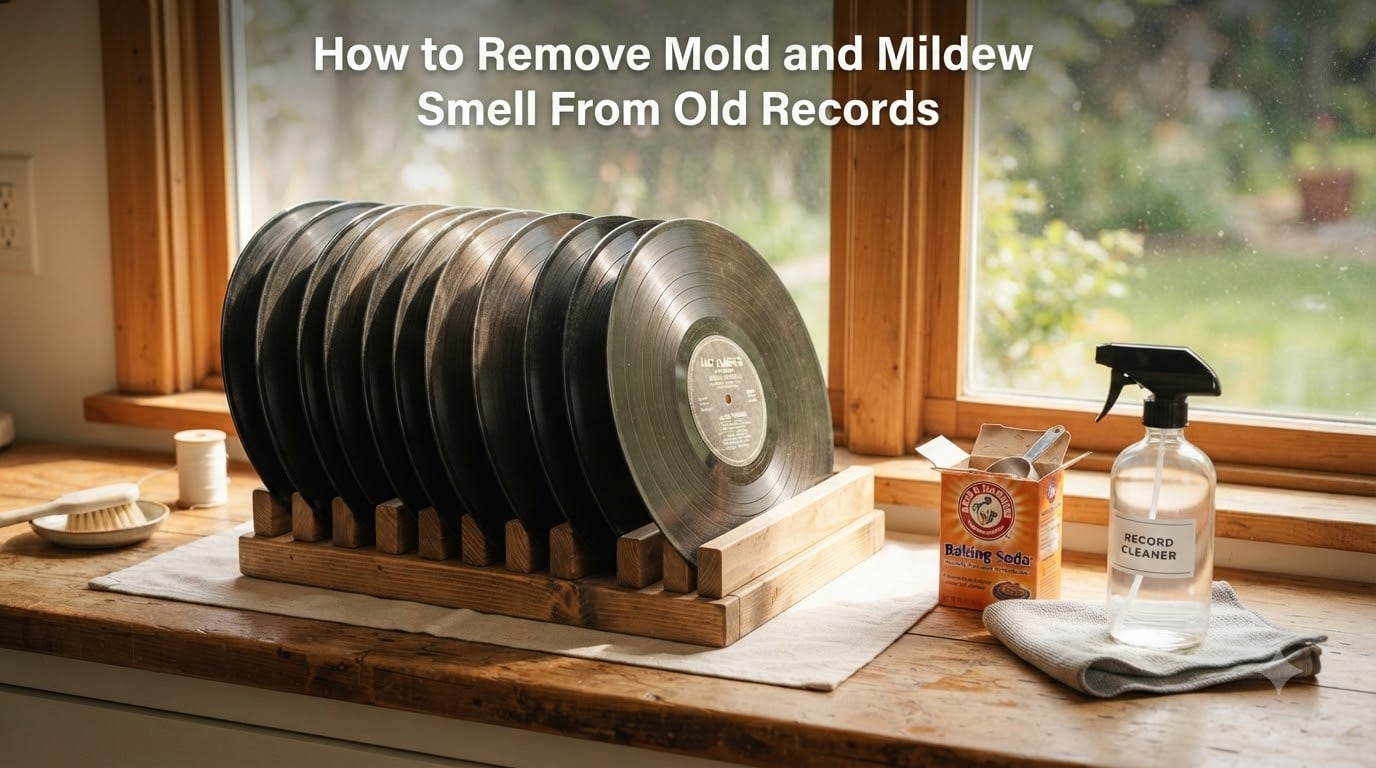 How to Remove Mold and Mildew Smell From Old Records