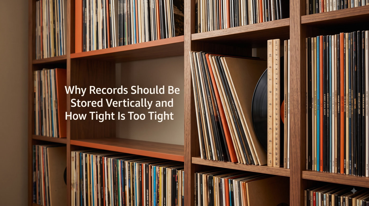 Why Records Should Be Stored Vertically and How Tight Is Too Tight