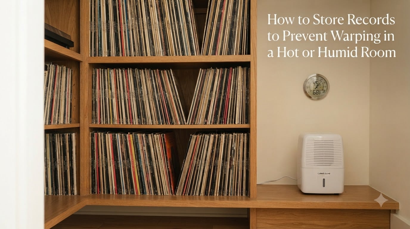 How to Store Records to Prevent Warping in a Hot or Humid Room