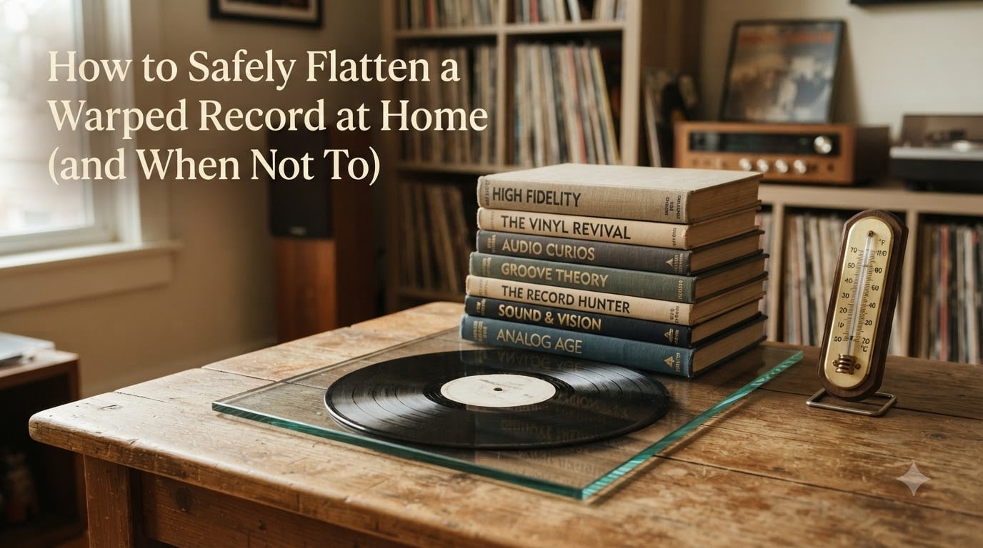 How to Safely Flatten a Warped Record at Home (and When Not To)