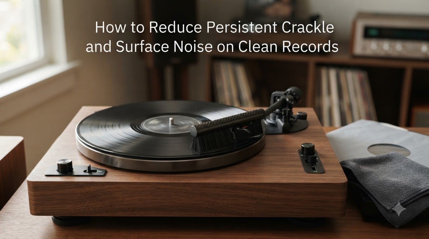 How to Reduce Persistent Crackle and Surface Noise on Clean Records