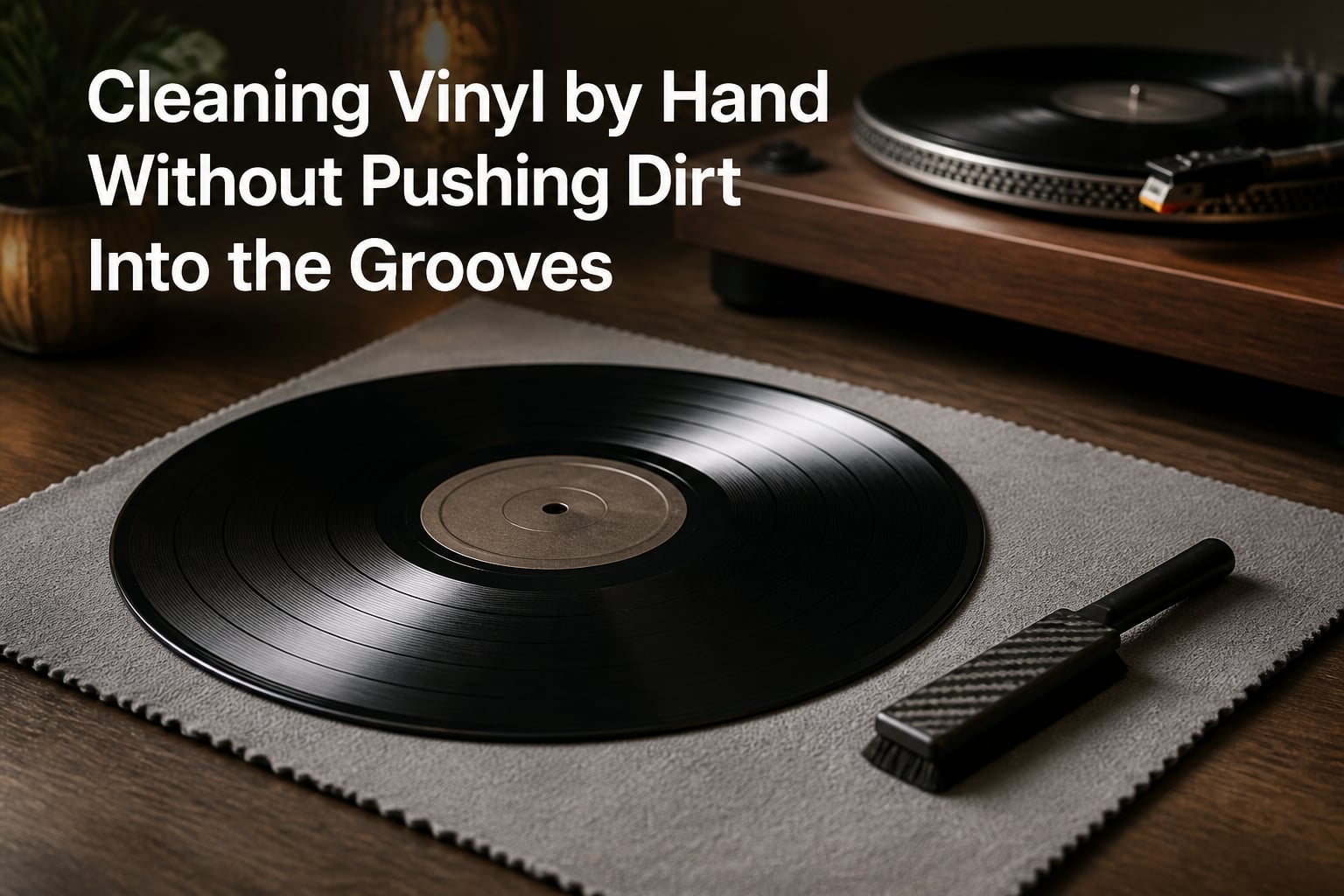 Cleaning Vinyl by Hand Without Pushing Dirt Into the Grooves