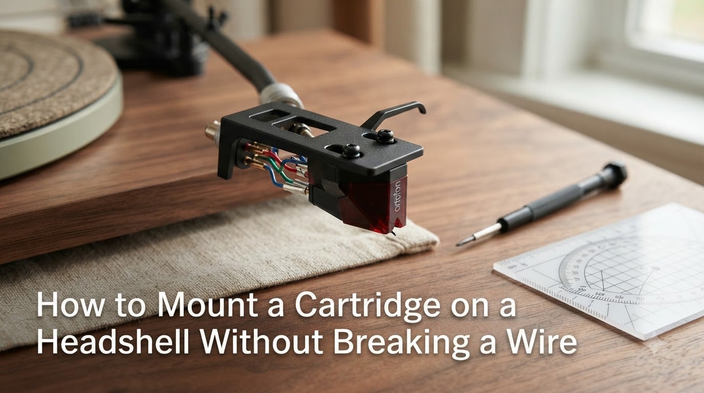 How to Mount a Cartridge on a Headshell Without Breaking a Wire