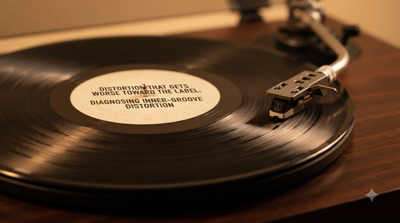 Distortion That Gets Worse Toward the Label: Diagnosing Inner-Groove Distortion