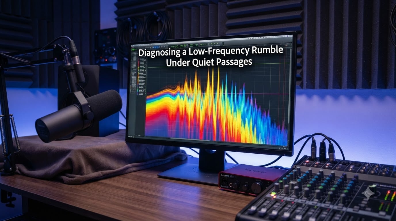 Diagnosing a Low-Frequency Rumble Under Quiet Passages