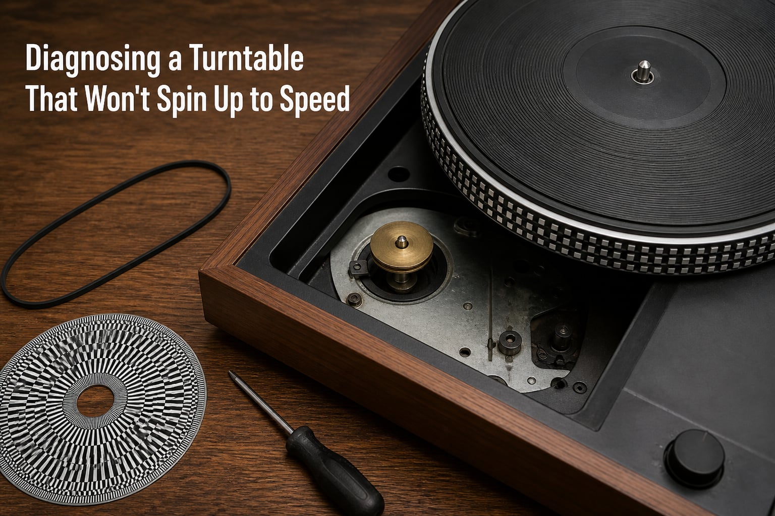 Diagnosing a Turntable That Won't Spin Up to Speed